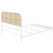 Amherst Eastern King, Queen, Full, & Twin Bed White & Black - Casa Morelos / Coahuila Furniture (Oklahoma City, OK)