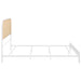 Amherst Eastern King, Queen, Full, & Twin Bed White & Black - Casa Morelos / Coahuila Furniture (Oklahoma City, OK)