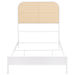 Amherst Eastern King, Queen, Full, & Twin Bed White & Black - Casa Morelos / Coahuila Furniture (Oklahoma City, OK)
