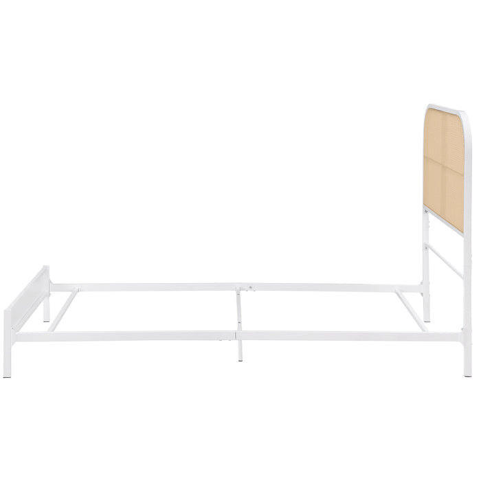 Amherst Eastern King, Queen, Full, & Twin Bed White & Black - Casa Morelos / Coahuila Furniture (Oklahoma City, OK)