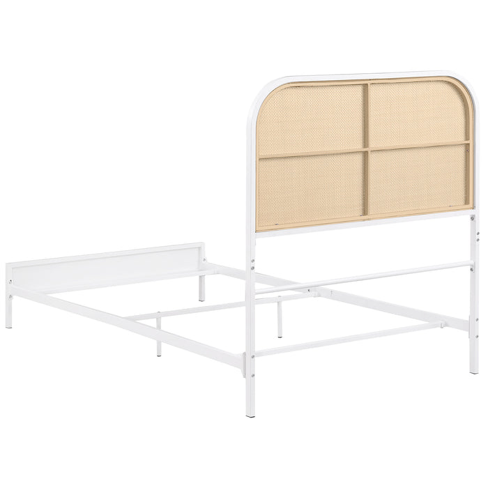 Amherst Eastern King, Queen, Full, & Twin Bed White & Black - Casa Morelos / Coahuila Furniture (Oklahoma City, OK)