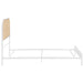 Amherst Eastern King, Queen, Full, & Twin Bed White & Black - Casa Morelos / Coahuila Furniture (Oklahoma City, OK)