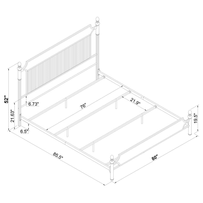 Cameron Eastern King & Queen Bed - Casa Morelos / Coahuila Furniture (Oklahoma City, OK)