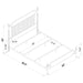 Cameron Eastern King & Queen Bed - Casa Morelos / Coahuila Furniture (Oklahoma City, OK)
