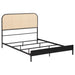 Amherst Eastern King, Queen, Full, & Twin Bed White & Black - Casa Morelos / Coahuila Furniture (Oklahoma City, OK)