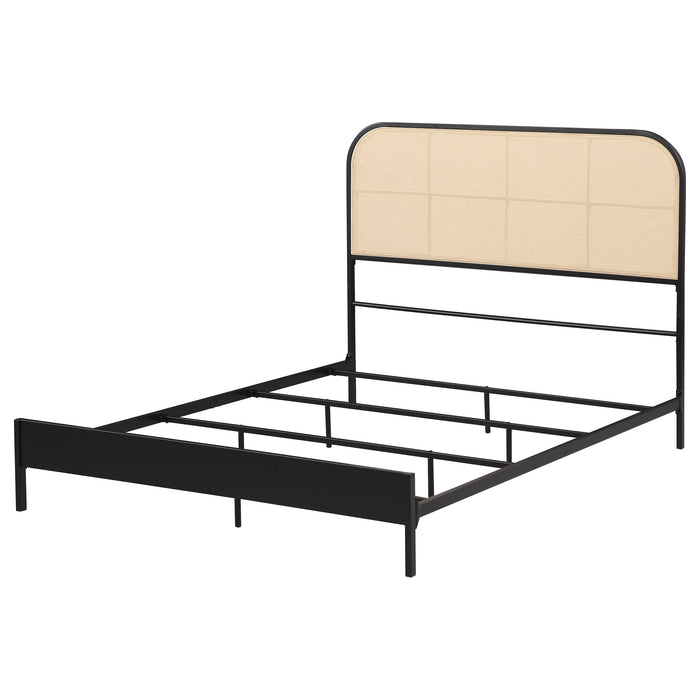 Amherst Eastern King, Queen, Full, & Twin Bed White & Black - Casa Morelos / Coahuila Furniture (Oklahoma City, OK)
