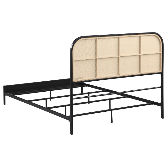 Amherst Eastern King, Queen, Full, & Twin Bed White & Black - Casa Morelos / Coahuila Furniture (Oklahoma City, OK)
