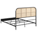 Amherst Eastern King, Queen, Full, & Twin Bed White & Black - Casa Morelos / Coahuila Furniture (Oklahoma City, OK)
