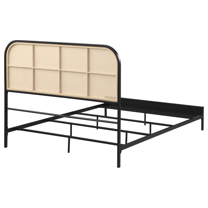 Amherst Eastern King, Queen, Full, & Twin Bed White & Black - Casa Morelos / Coahuila Furniture (Oklahoma City, OK)