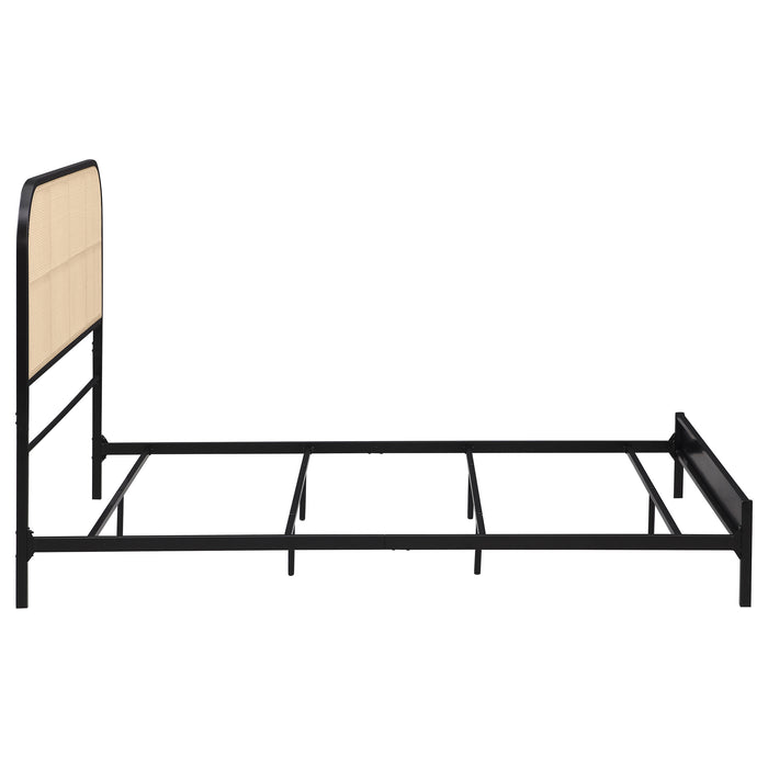 Amherst Eastern King, Queen, Full, & Twin Bed White & Black - Casa Morelos / Coahuila Furniture (Oklahoma City, OK)