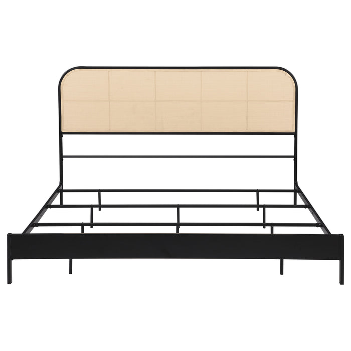 Amherst Eastern King, Queen, Full, & Twin Bed White & Black - Casa Morelos / Coahuila Furniture (Oklahoma City, OK)