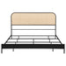 Amherst Eastern King, Queen, Full, & Twin Bed White & Black - Casa Morelos / Coahuila Furniture (Oklahoma City, OK)