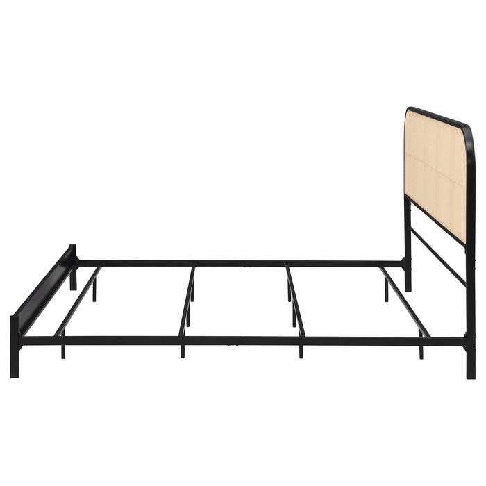 Amherst Eastern King, Queen, Full, & Twin Bed White & Black - Casa Morelos / Coahuila Furniture (Oklahoma City, OK)
