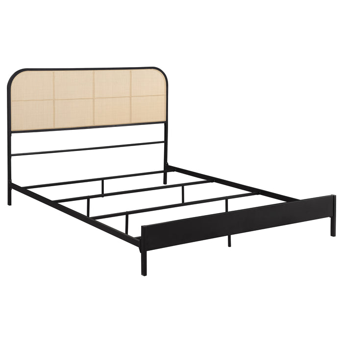 Amherst Eastern King, Queen, Full, & Twin Bed White & Black - Casa Morelos / Coahuila Furniture (Oklahoma City, OK)