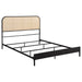 Amherst Eastern King, Queen, Full, & Twin Bed White & Black - Casa Morelos / Coahuila Furniture (Oklahoma City, OK)