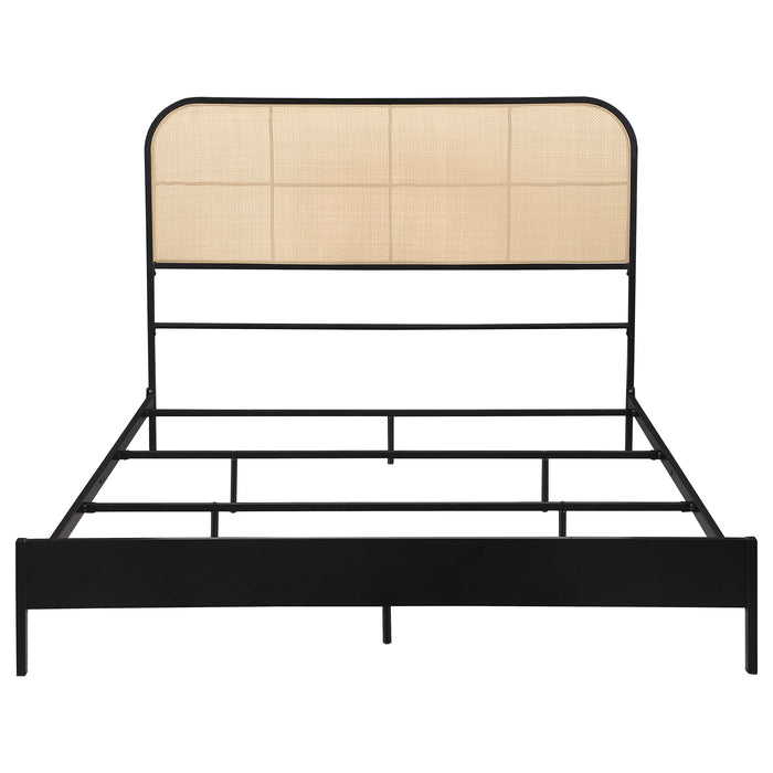 Amherst Eastern King, Queen, Full, & Twin Bed White & Black - Casa Morelos / Coahuila Furniture (Oklahoma City, OK)