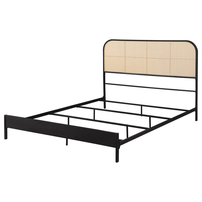 Amherst Eastern King, Queen, Full, & Twin Bed White & Black - Casa Morelos / Coahuila Furniture (Oklahoma City, OK)
