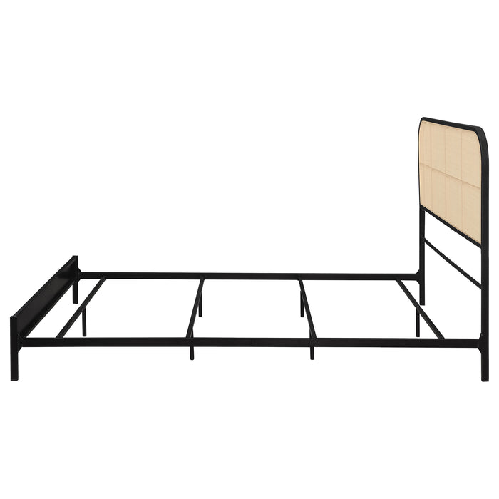 Amherst Eastern King, Queen, Full, & Twin Bed White & Black - Casa Morelos / Coahuila Furniture (Oklahoma City, OK)
