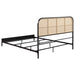 Amherst Eastern King, Queen, Full, & Twin Bed White & Black - Casa Morelos / Coahuila Furniture (Oklahoma City, OK)