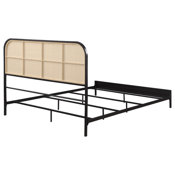 Amherst Eastern King, Queen, Full, & Twin Bed White & Black - Casa Morelos / Coahuila Furniture (Oklahoma City, OK)