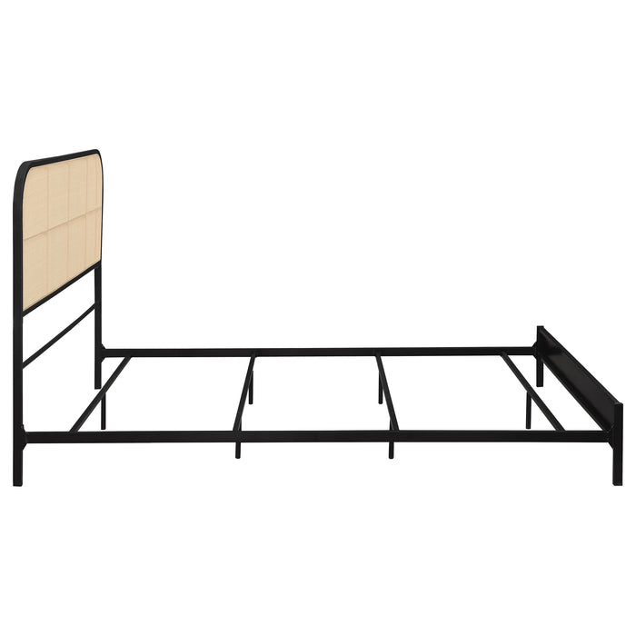 Amherst Eastern King, Queen, Full, & Twin Bed White & Black - Casa Morelos / Coahuila Furniture (Oklahoma City, OK)