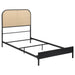 Amherst Eastern King, Queen, Full, & Twin Bed White & Black - Casa Morelos / Coahuila Furniture (Oklahoma City, OK)