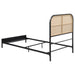 Amherst Eastern King, Queen, Full, & Twin Bed White & Black - Casa Morelos / Coahuila Furniture (Oklahoma City, OK)