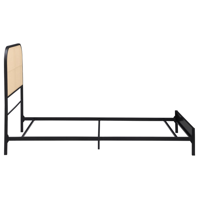 Amherst Eastern King, Queen, Full, & Twin Bed White & Black - Casa Morelos / Coahuila Furniture (Oklahoma City, OK)