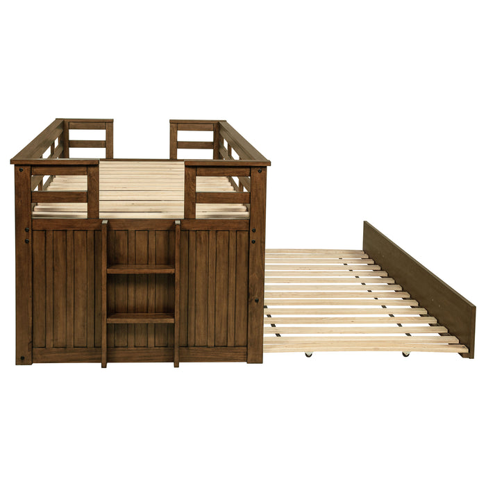 Carlsbad Queen Beds Brown & Grey - Casa Morelos / Coahuila Furniture (Oklahoma City, OK)