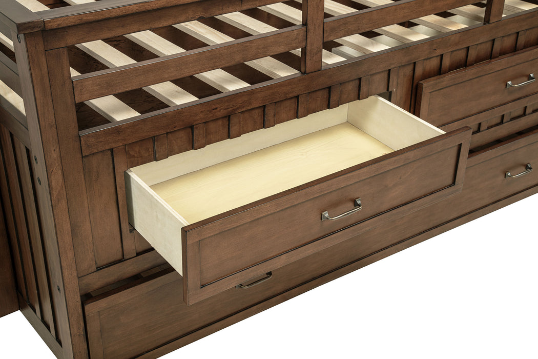 Carlsbad Queen Beds Brown & Grey - Casa Morelos / Coahuila Furniture (Oklahoma City, OK)