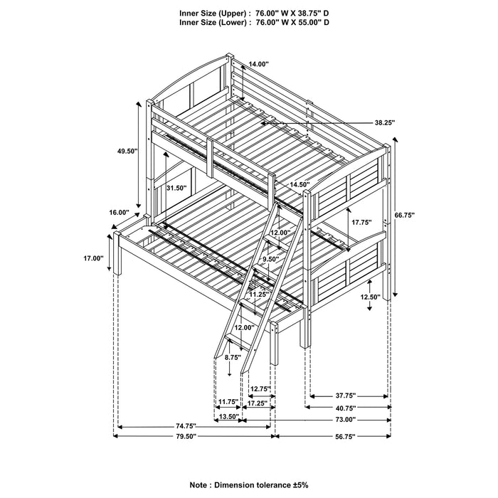 Flynn Bunk Beds - Casa Morelos / Coahuila Furniture (Oklahoma City, OK)