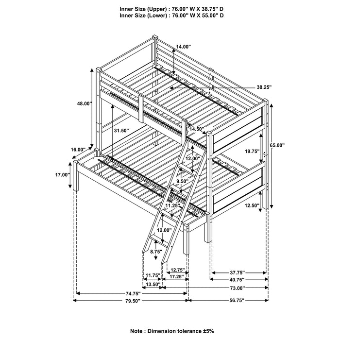 Ryder Bunk Beds - Casa Morelos / Coahuila Furniture (Oklahoma City, OK)