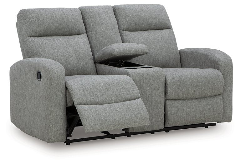 Gauntlet Reclining Loveseat with Console - Casa Morelos / Coahuila Furniture (Oklahoma City, OK)