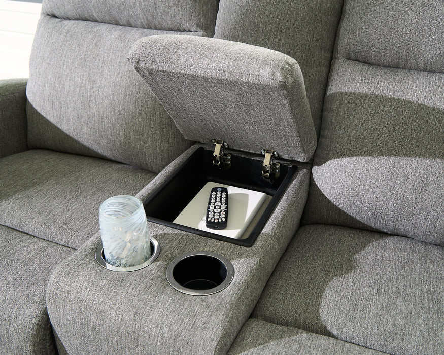 Gauntlet Reclining Loveseat with Console - Casa Morelos / Coahuila Furniture (Oklahoma City, OK)