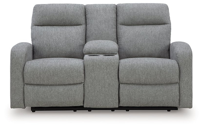 Gauntlet Reclining Loveseat with Console - Casa Morelos / Coahuila Furniture (Oklahoma City, OK)