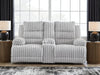 Rhines Falls Power Reclining Loveseat with Console - Casa Morelos / Coahuila Furniture (Oklahoma City, OK)
