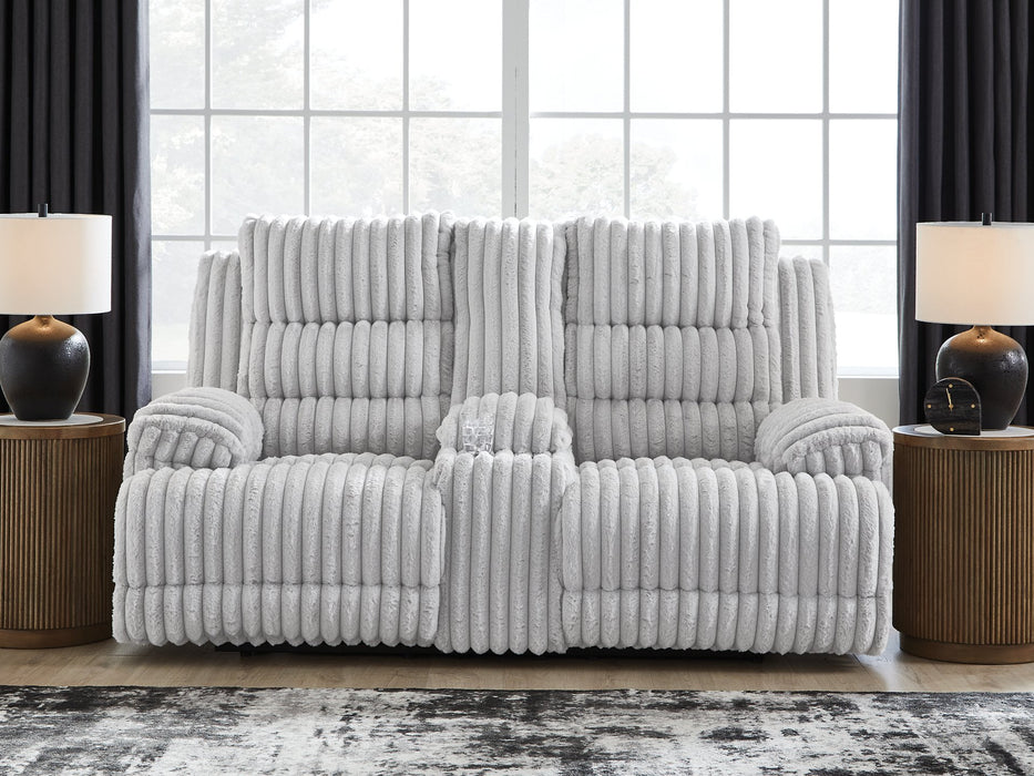 Rhines Falls Power Reclining Loveseat with Console - Casa Morelos / Coahuila Furniture (Oklahoma City, OK)