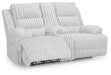 Rhines Falls Power Reclining Loveseat with Console - Casa Morelos / Coahuila Furniture (Oklahoma City, OK)