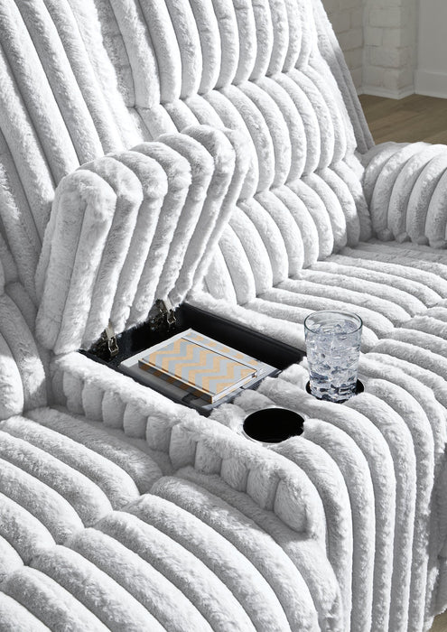 Rhines Falls Power Reclining Loveseat with Console - Casa Morelos / Coahuila Furniture (Oklahoma City, OK)