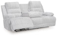 Rhines Falls Power Reclining Sofa with Drop Down Table - Casa Morelos / Coahuila Furniture (Oklahoma City, OK)