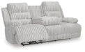 Rhines Falls Power Reclining Sofa with Drop Down Table - Casa Morelos / Coahuila Furniture (Oklahoma City, OK)