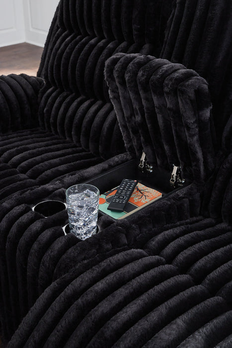 Rhine Falls Reclining Loveseat with Console - Casa Morelos / Coahuila Furniture (Oklahoma City, OK)