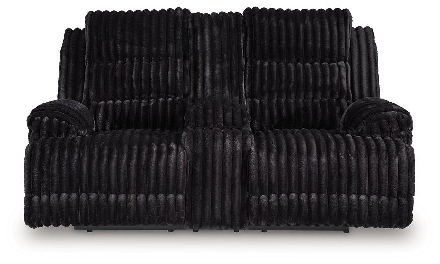 Rhine Falls Reclining Loveseat with Console - Casa Morelos / Coahuila Furniture (Oklahoma City, OK)