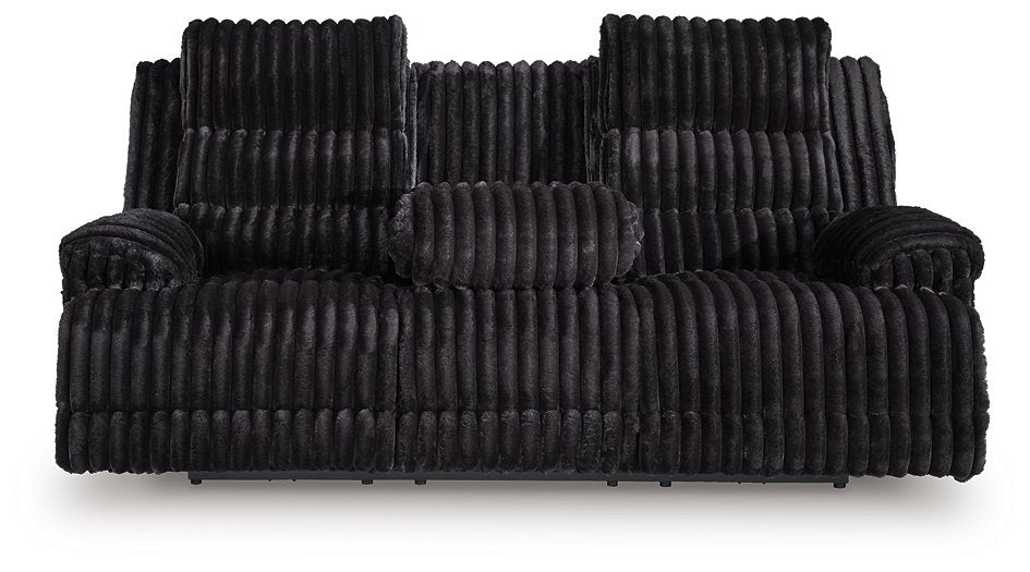 Rhine Falls Power Reclining Sofa with Drop Down Table - Casa Morelos / Coahuila Furniture (Oklahoma City, OK)