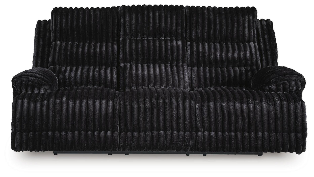 Rhine Falls Power Reclining Sofa with Drop Down Table - Casa Morelos / Coahuila Furniture (Oklahoma City, OK)