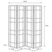 Catabella Four-Panel Room Divider - Casa Morelos / Coahuila Furniture (Oklahoma City, OK)