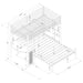 Fisher Loft Twin & Full Beds - Casa Morelos / Coahuila Furniture (Oklahoma City, OK)