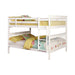 Chapman Full Over Full & Twin Over Full Bunk Bed Black & White - Casa Morelos / Coahuila Furniture (Oklahoma City, OK)