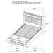 Madison Full & Twin Bed - Casa Morelos / Coahuila Furniture (Oklahoma City, OK)