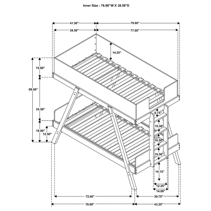 Frankie Bunk Beds - Casa Morelos / Coahuila Furniture (Oklahoma City, OK)